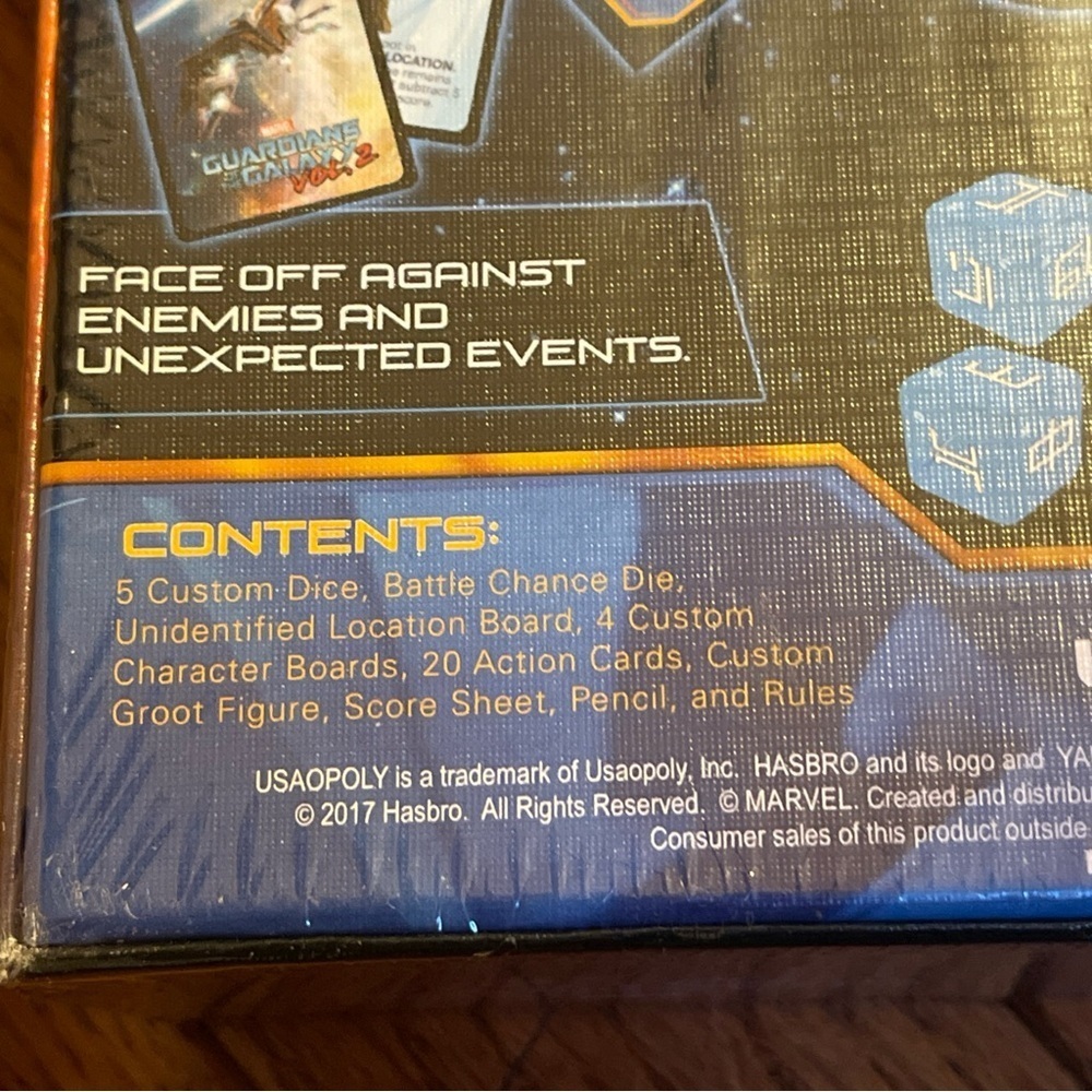 Marvel: Guardians of the Galaxy Vol. 2 - Yahtzee Dice Game (2017) - New - Picture 7 of 7